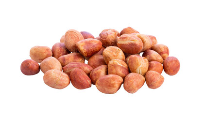 Peanuts. Roasted nuts isolated on transparent png