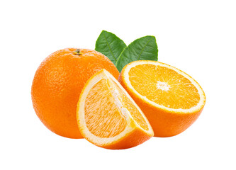 orange fruit isolated on transparent png