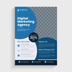 modern agency flyer template