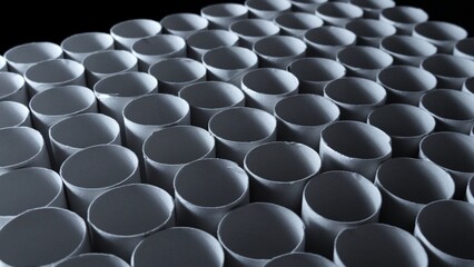 Empty toilet paper rolls, concept of Diarrhea, constipation, irritable bowel, stomach pain....