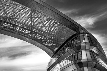 Futuristic Expo Building in Astana 