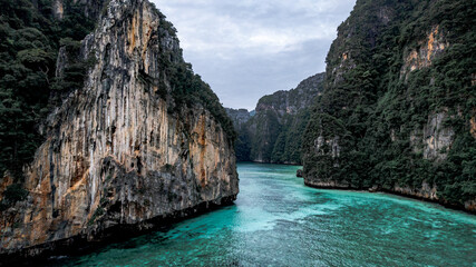 Aerial view of Pileh Lagoon Thailand