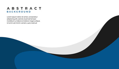 Modern business style presentation poster background