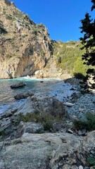 mountain river in the mountains