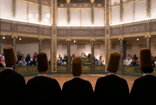 Sufi Dervishes Ritual and Sikke Hats, Fatih Istanbul, Turkey	