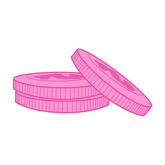 Pink Dollar Coins