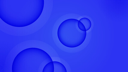 Abstract colourful blue background with circle