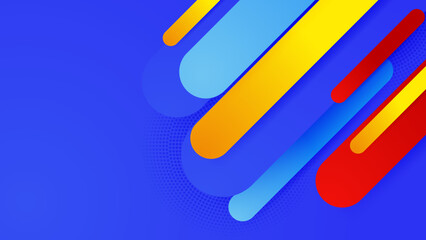 Abstract colourful blue background