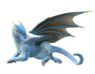 blue dragon fur dragon 