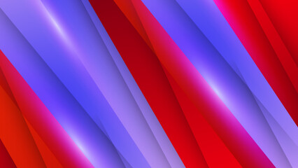 Abstract colourful red and blue background