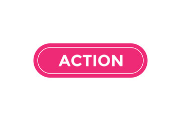 Action button web banner template Vector Illustration
