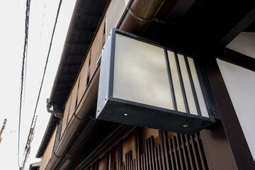 Obraz premium 店舗の看板 和風 日本家屋 