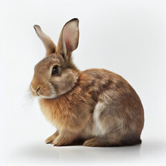 Obraz premium rabbit on white background