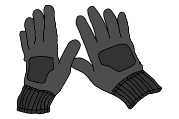 Black Men's Gloves