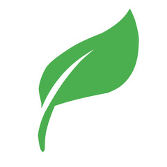 green leaf icon set