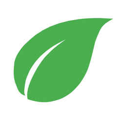 green leaf icon set