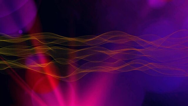 animated wave lines technology loop motion texture background