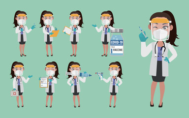 Doctor wearing protective suite to fight coronavirus