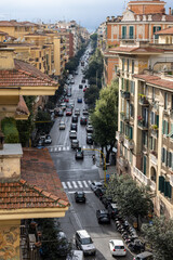 Rome, Italy a cloudy rainy day
