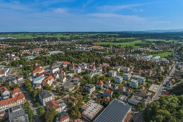 Kaufbeuren im Luftbild - Ausblick auf die südlichen Stadtteile