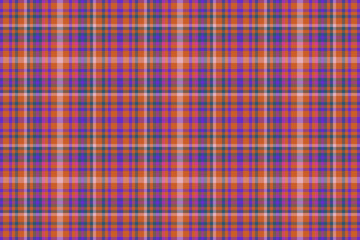 Tartan seamless check. Vector texture fabric. Plaid textile pattern background.