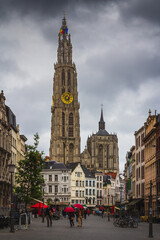 In the historic centre of Antwerp