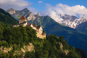 View to Vaduz castle