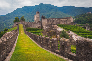 In the historic centre of Bellinzona