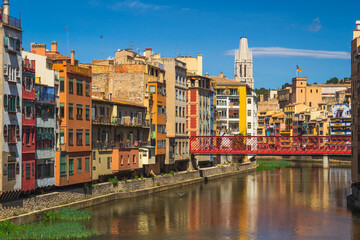 In the old town of Girona
