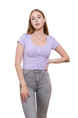 Fototapeta premium woman in blouse
