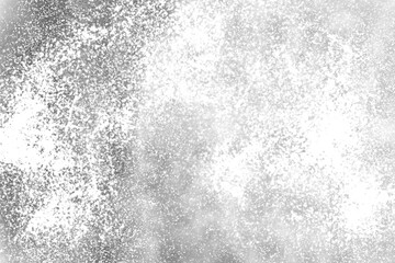 Dark Messy Dust Overlay Distress Background. Easy To Create Abstract Dotted, Scratched, Vintage Effect With Noise And Grain.