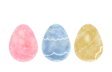三つのイースターエッグ　透過