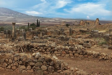Volubilis, sito archeologico romano in Marocco