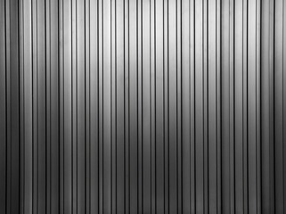 Black aluminum wall in shadow