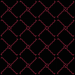 Fototapeta premium red and black seamless pattern with roses