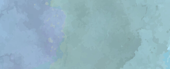 Blue watercolor background, abstract watercolor texture background vector illustration.