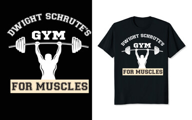 DWIGHT SCHRUTE'S GYM FOR MUSCLES