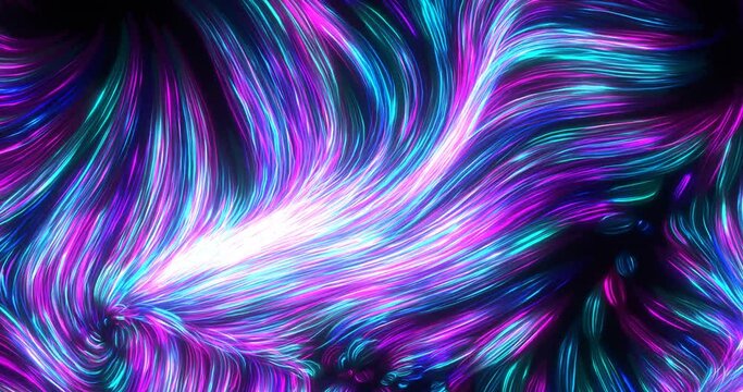 blue and purple abstract light flow 4k video wallpaper