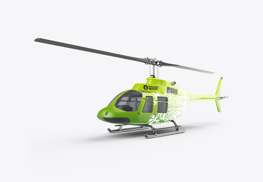 Helicopter Mockup