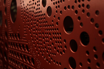 Metallic geometry backdrop