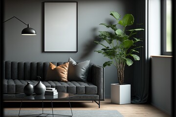 Digital illustration about house interior.