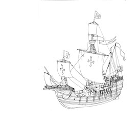 Sailship Spanish Medieaval