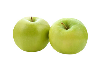 one green cut apple isolated transparent png