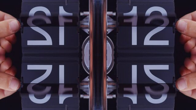 Old flip clock pattern