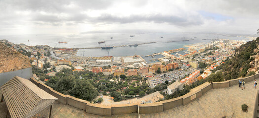 Panorama of Gibraltar