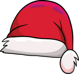 santa claus red hat