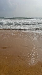 waves on the beach