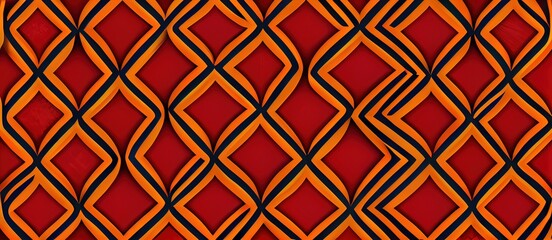 Tribal pattern. African ethnic pattern style. Generative AI