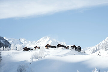 Alpine Village in winter