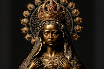 Nuestra Senora de Altagracia Dominikanische Republik Feiertag Created with Generative AI AI Digital Illustration Backdrop Hintergrund